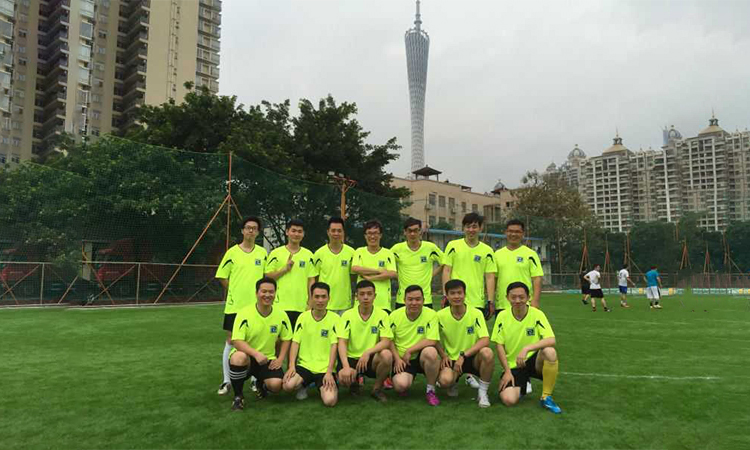 正誉与广州市公安局天河分局举办足球赛